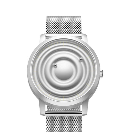 Reloj magnético Orbitra - Reloj de cuarzo minimalista con rodamientos de bolas