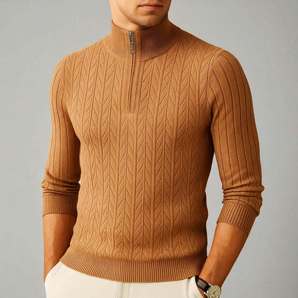 Sudadera Valerio con cuello de cremallera